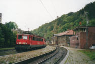171.013-3 am 26.09.2002 im Bahnhof Rübeland