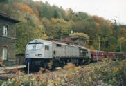 250.010-6 am 22.10.2005 im Bahnhof Rübeland