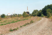 die ehemalige sechsgleisige Strecke bei Warmsdorf