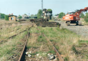 Demontage der Gleisanlagen im ehemaligen Güterbahnhof