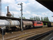 155.253-8 mit gemischten Güterzug nach Halle