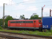 151.082-5 mit Autologistikzug nach Magdeburg
