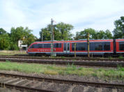 ein 642 am 25.09.2010 im Bahnhof Haldensleben